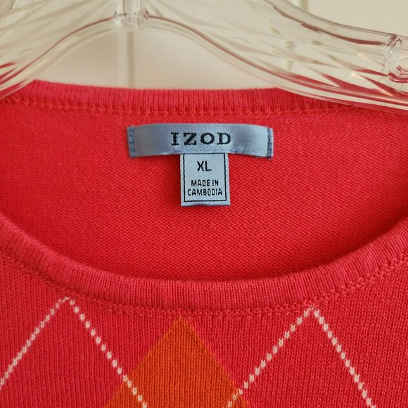 Izod Pink Sweater Size XL - Picture 12 of 13